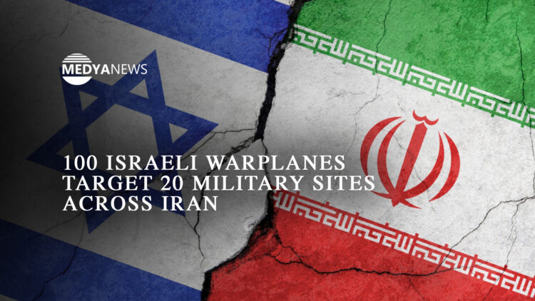 100 Israeli warplanes target 20 military sites across Iran