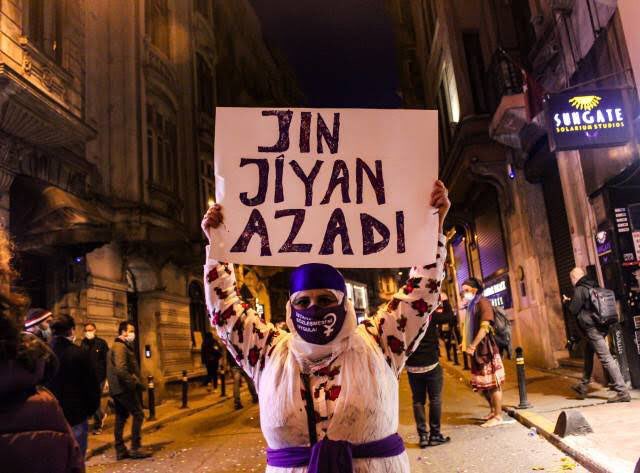End repression of Kurdish women: Thousands march across Europe