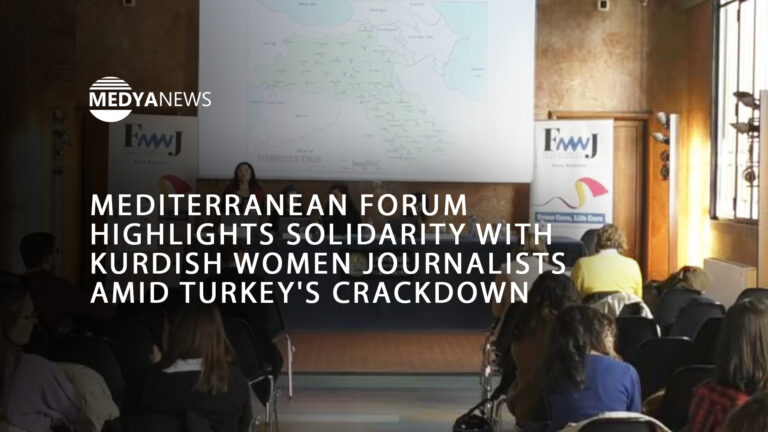 Mediterranean Forum highlights solidarity with Kurdish women journalists amid Turkey’s crackdown