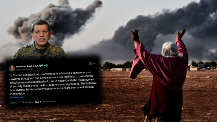 Mazloum Abdi proposes demilitarised zone to secure stability in Syria