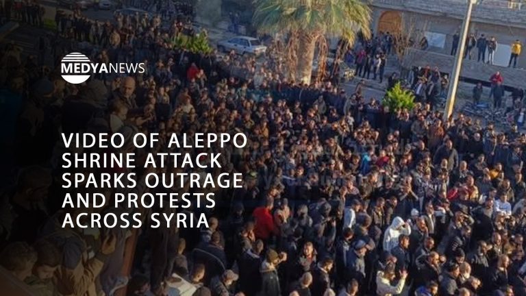 Video of Aleppo shrine attack sparks outrage and protests across Syria
