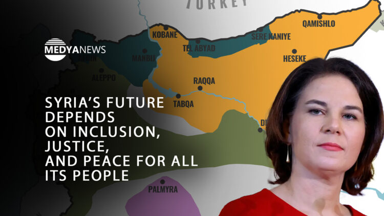 German FM Baerbock urges Turkey to end Kurdish conflict, calls for inclusive peace in Syria