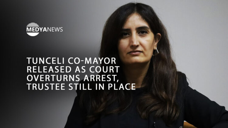 Tunceli co-mayor released as court overturns arrest, trustee still in place