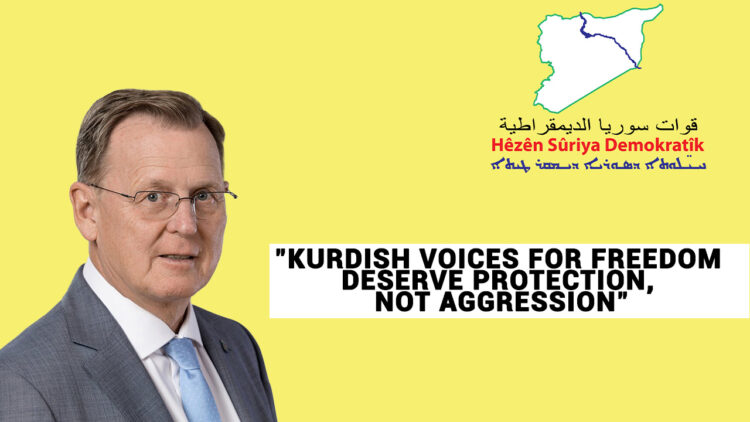 German politician Bodo Ramelow voices support for Kurds, calls out Turkish aggression