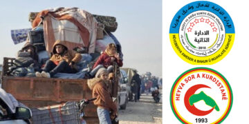 AANES launches urgent aid appeal for Kurdish families fleeing from Islamist militias