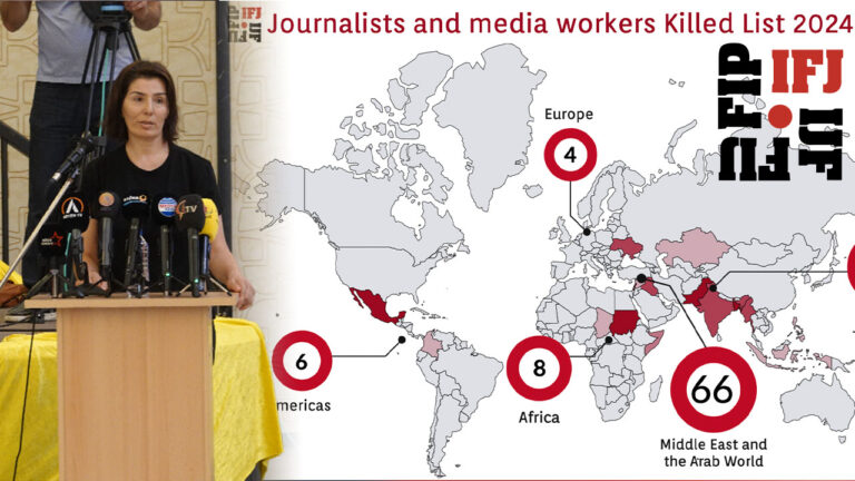 Over half 104 journalists killed in 2024 died in Gaza: IFJ report