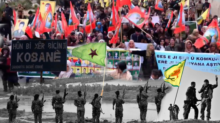 Syria: Thousands take to streets of Kobani to protest against Turkish attacks