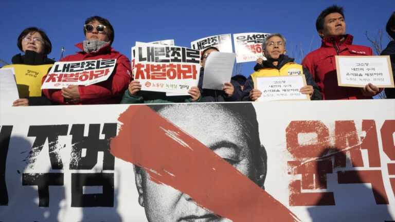 South Korea’s president faces impeachment over martial law uproar