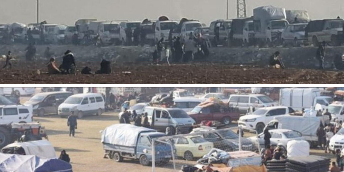 Over 200,000 displaced persons fight for life amid northern Syrian conflict