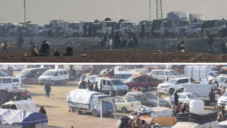 Over 200,000 displaced persons fight for life amid northern Syrian conflict