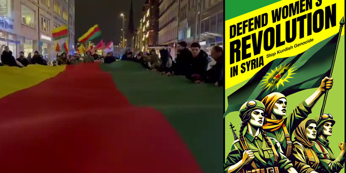 Solidarity demonstrations in Europe for the people of Rojava: ‘Stop Turkey’s war in Syria!’