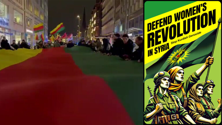 Solidarity demonstrations in Europe for the people of Rojava: ‘Stop Turkey’s war in Syria!’