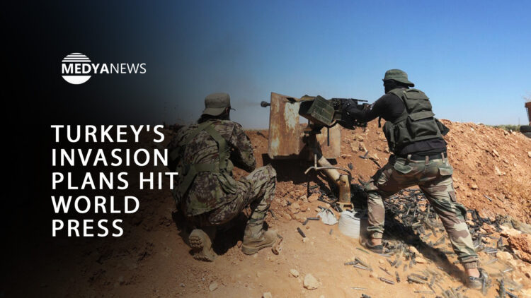 Turkey’s invasion plans hit world press