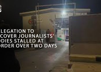 Delegation to recover journalists’ bodies stalled at border over two days