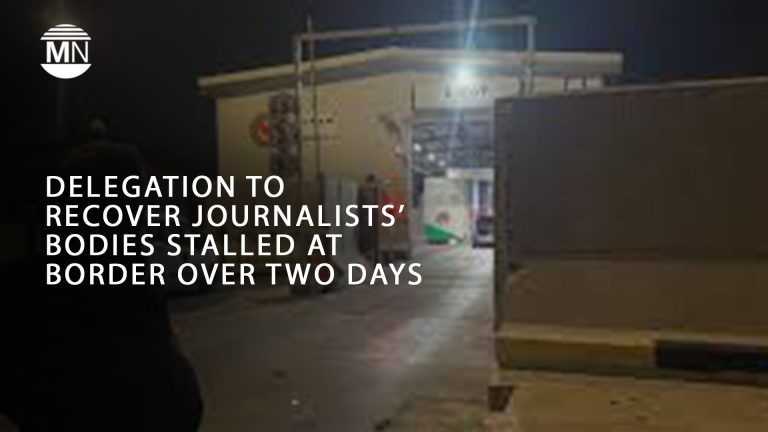 Delegation to recover journalists’ bodies stalled at border over two days