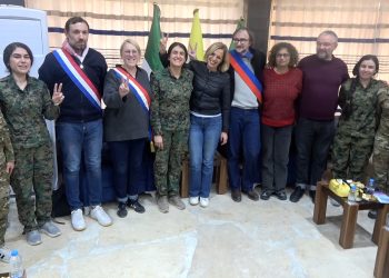 French delegation visits northeast Syria amid Turkish aggression, AANES calls for global support