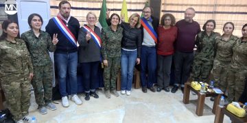 French delegation visits northeast Syria amid Turkish aggression, AANES calls for global support