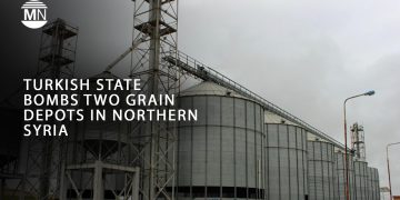 Turkish state bombs two grain depots in northern Syria