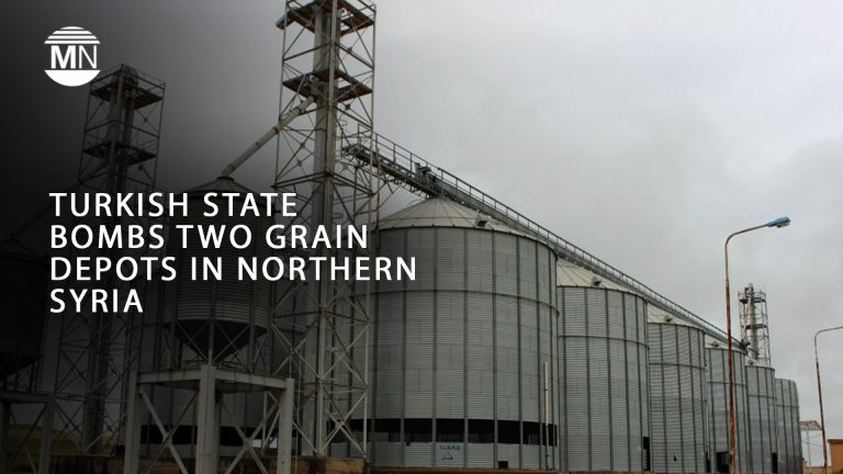 Turkish state bombs two grain depots in northern Syria