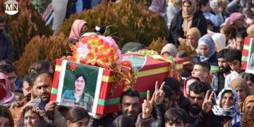 Grief and resolve as northern Syria’s Kobani honours five Kurdish fighters