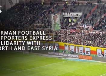 German football supporters express solidarity with North and East Syria