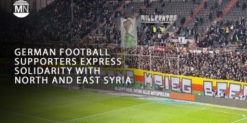 German football supporters express solidarity with North and East Syria