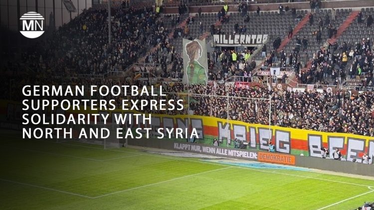 German football supporters express solidarity with North and East Syria