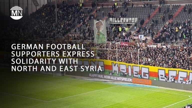 German football supporters express solidarity with North and East Syria