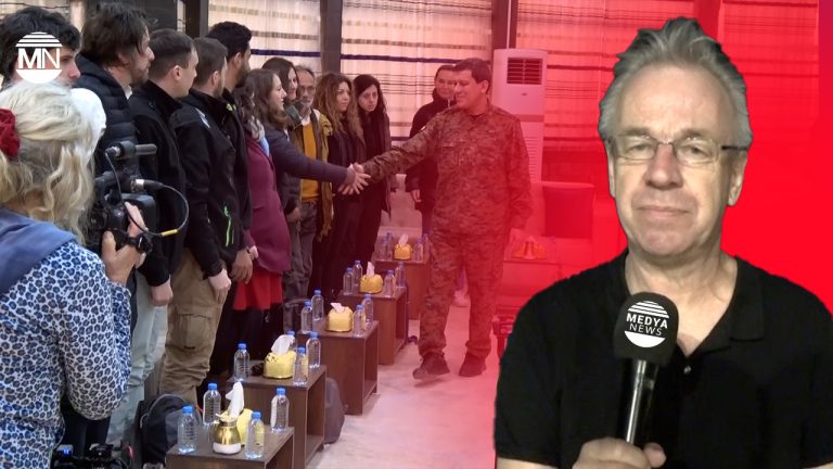 Mazloum Abdi discusses Turkey’s aggression, US policy, and Syria’s future with international delegations