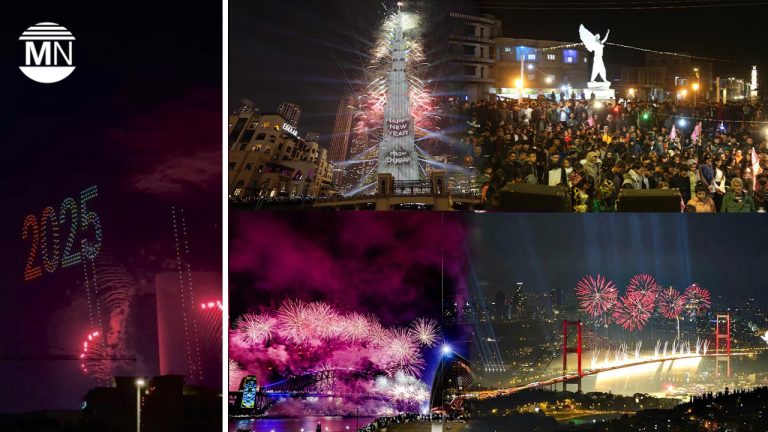 Middle East cities usher in 2025 with celebration and reflection