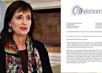 Religious organisations urge US to rein in Turkey’s aggression in northern Syria