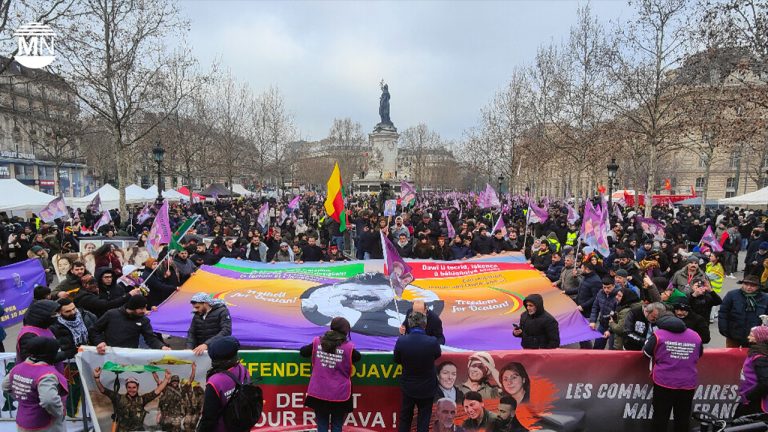 Paris march demands justice for murdered Kurdish women twelve years on