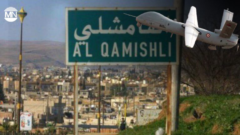 Turkish drone strike hits civilian house in Qamishli, Syria
