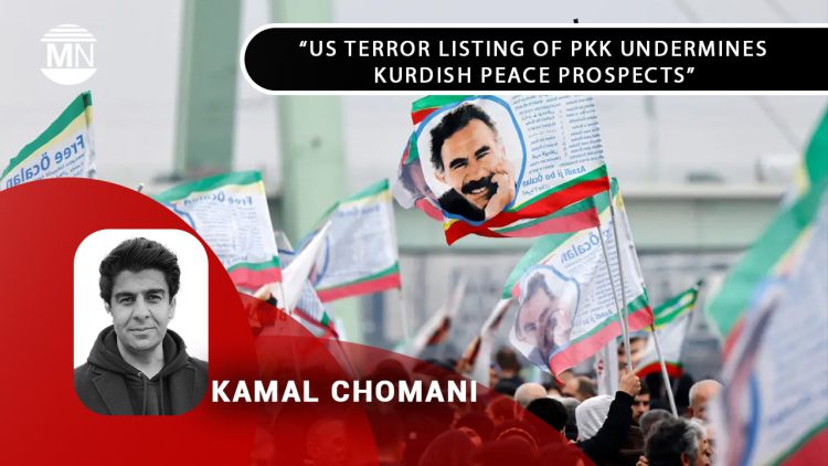US terror listing of PKK undermines Kurdish peace prospects: Kurdish scholar Kamal Chomani