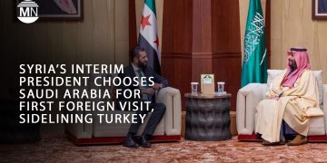 Syria’s interim president chooses Saudi Arabia for first foreign visit, sidelining Turkey