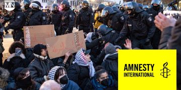 Amnesty slams Germany over Arabic language ban at pro-Palestine protest