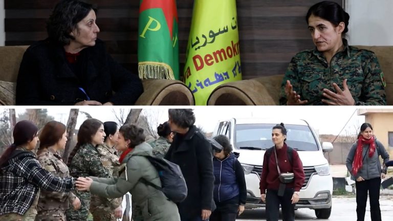 Italian delegation visits Rojava’s Kurdish-led Women’s Protection Units