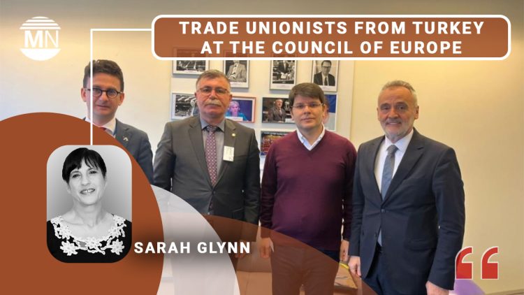Trade Unionists from Turkey at the Council of Europe