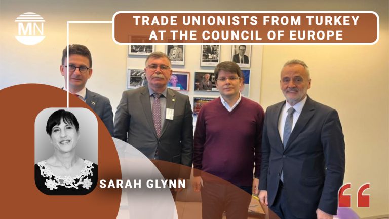 Trade Unionists from Turkey at the Council of Europe