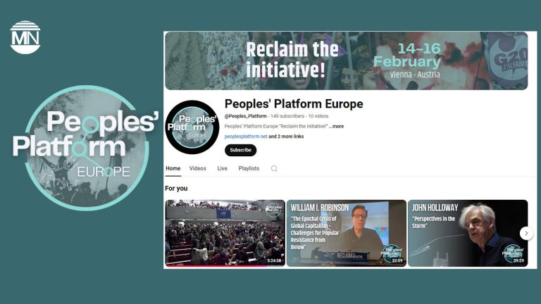 Peoples’ Platform urges Left in Europe to change the way it conducts politics