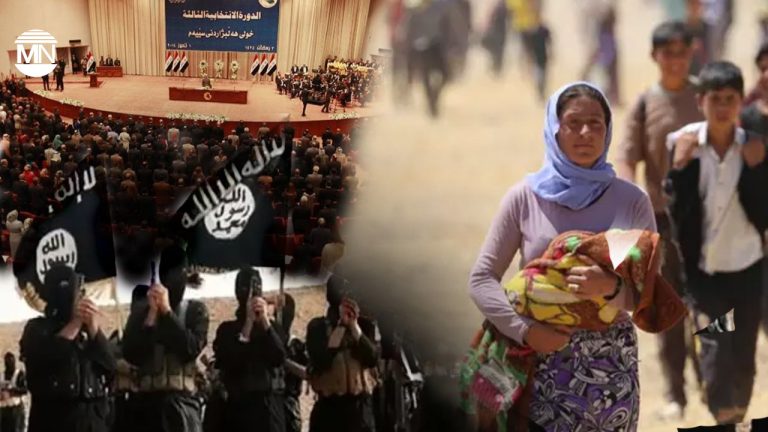 Yazidis protests in Shengal and worldwide against Iraq’s amnesty law for ISIS
