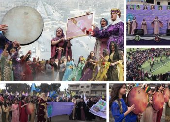 Displaced women in northeastern Syria prepare to mark International Women’s Day