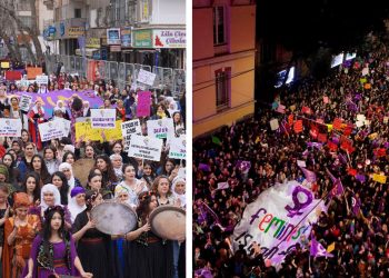 ‘Jin, Jiyan, Azadi’ protests spread across Turkey on 8 March as women defy repression