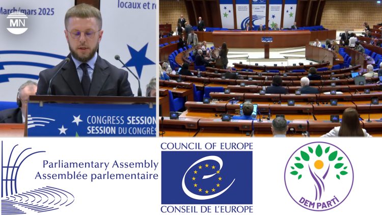 Pro-Kurdish DEM Party condemns trustee rule, demands gender justice at Council of Europe