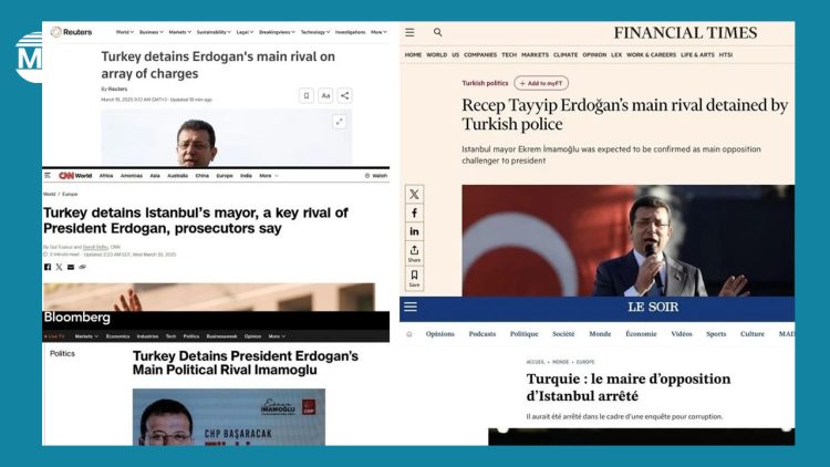 Global media reacts to Istanbul Mayor İmamoğlu’s arrest: ‘Erdoğan’s key rival detained’