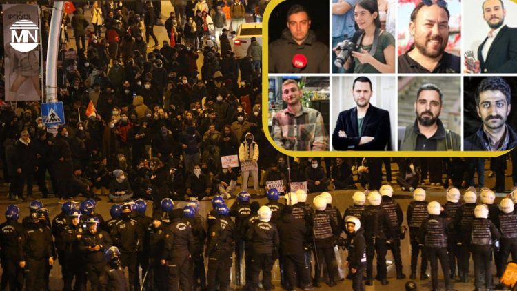 Seven journalists jailed in Istanbul for covering protests