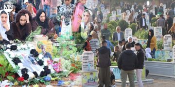 Residents of North and East Syria visit martyrs’ graveyards on first day of Eid