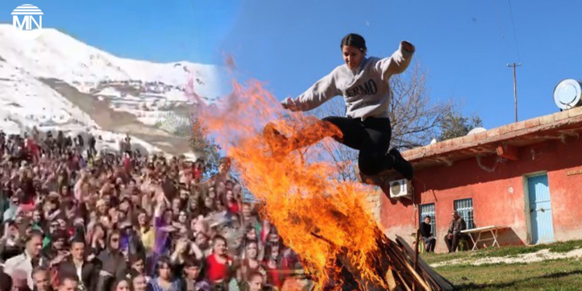 First Newroz fires lit in Kurdish regions of Iran, Iraq and Öcalan’s birthplace in Turkey