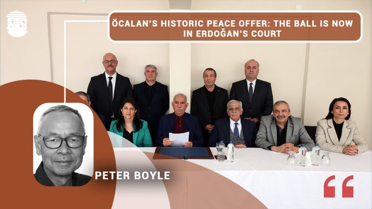 Öcalan’s historic peace offer: The ball is now in Erdoğan’s court
