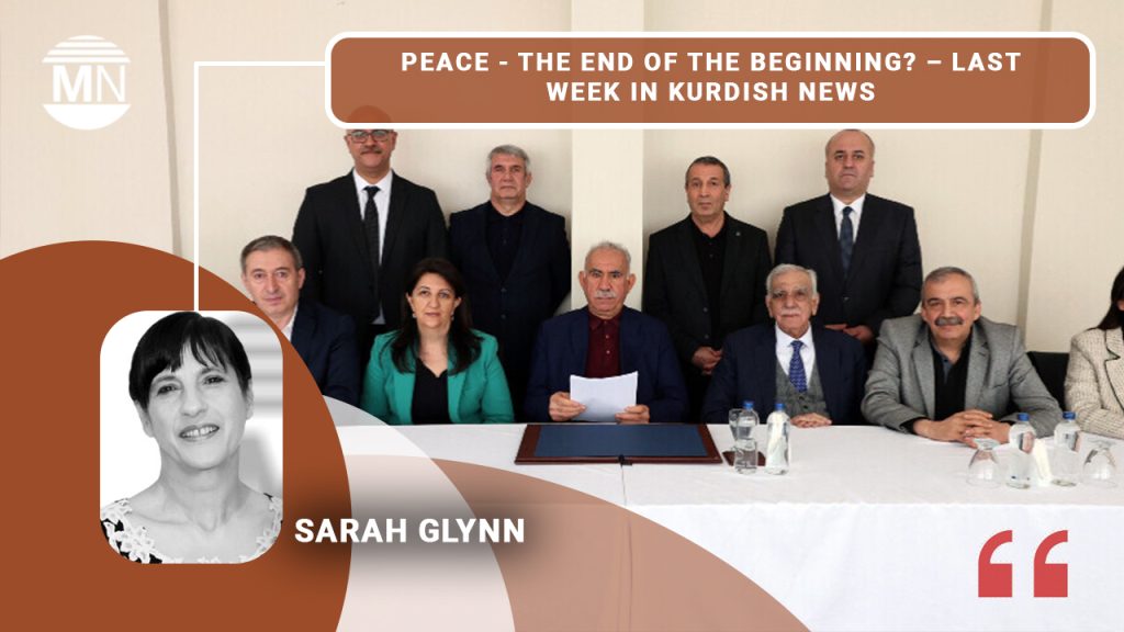 Peace - the end of the beginning? – last week in Kurdish news